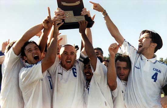 1997: Men's soccer team wins a school record 20 games