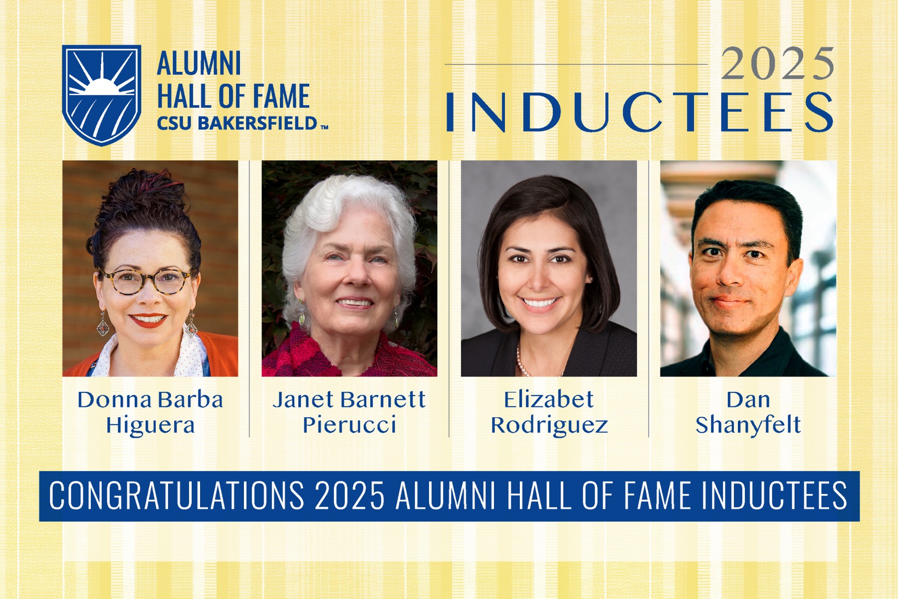 Congratulations CSUB Alumni Hall of Fame Class of 2025
