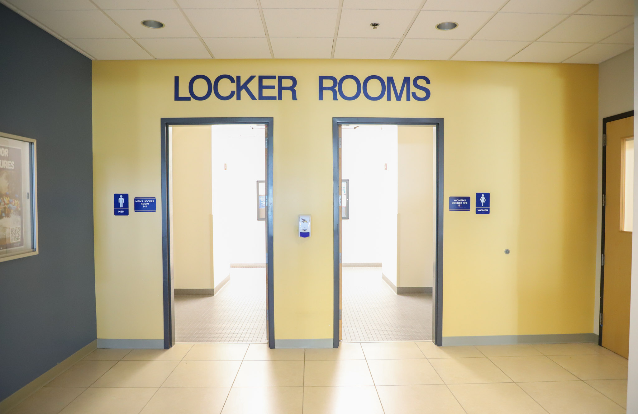 locker rooms