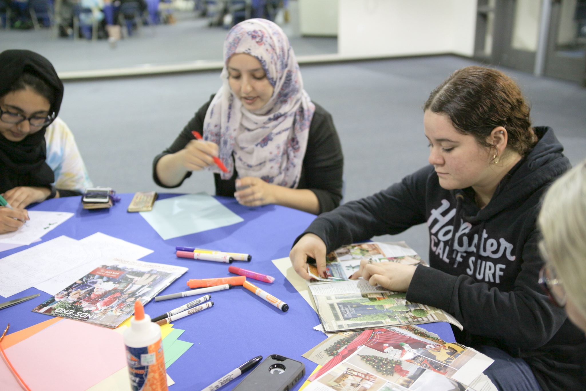 CSUB Students craft at a Wellness Workshop