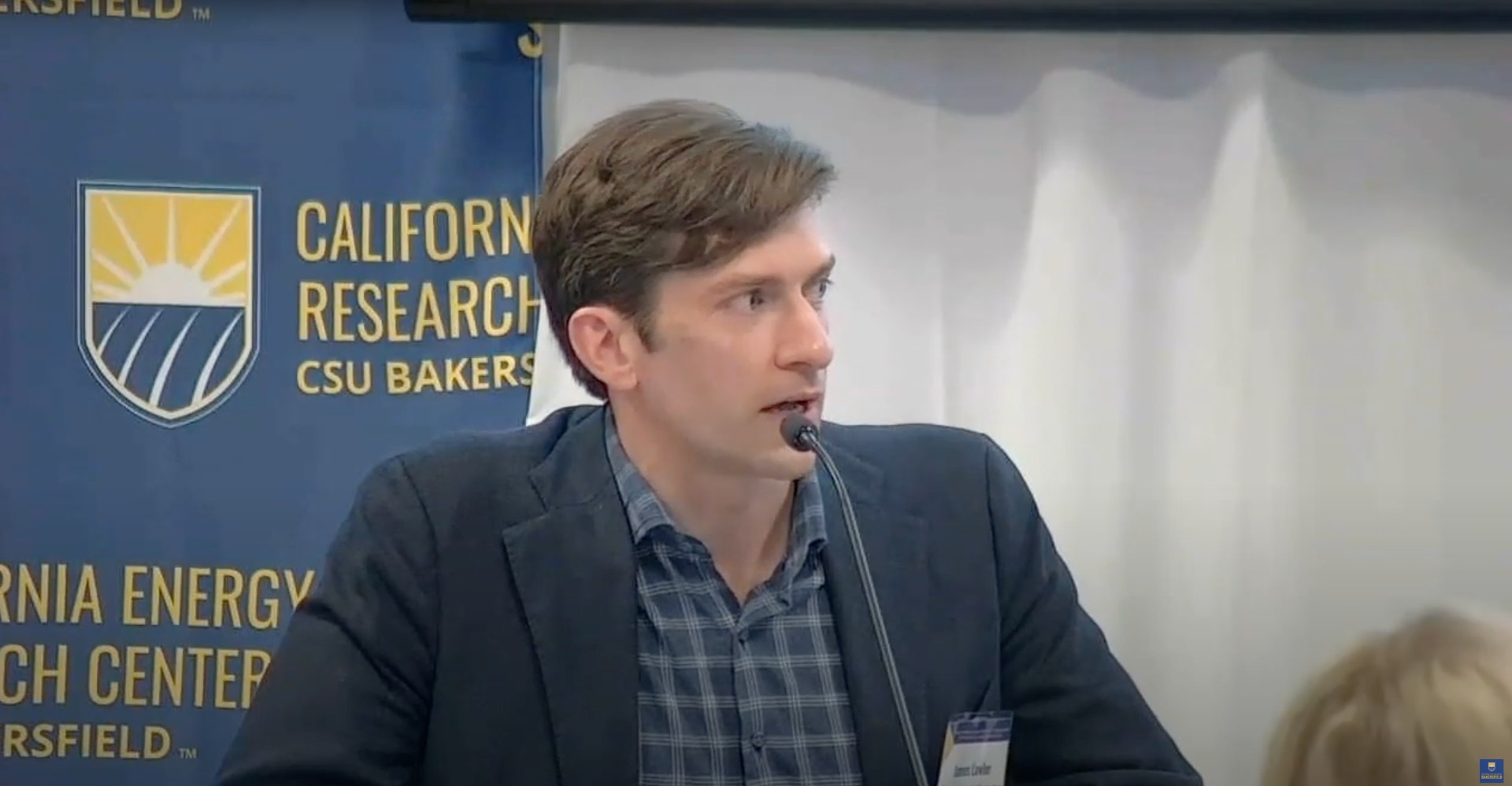 James Lawler moderates "Carbon Capture &amp;amp; Storage: The what, why, &amp;amp; how" panel