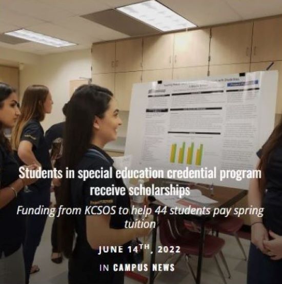 Students looking at charts