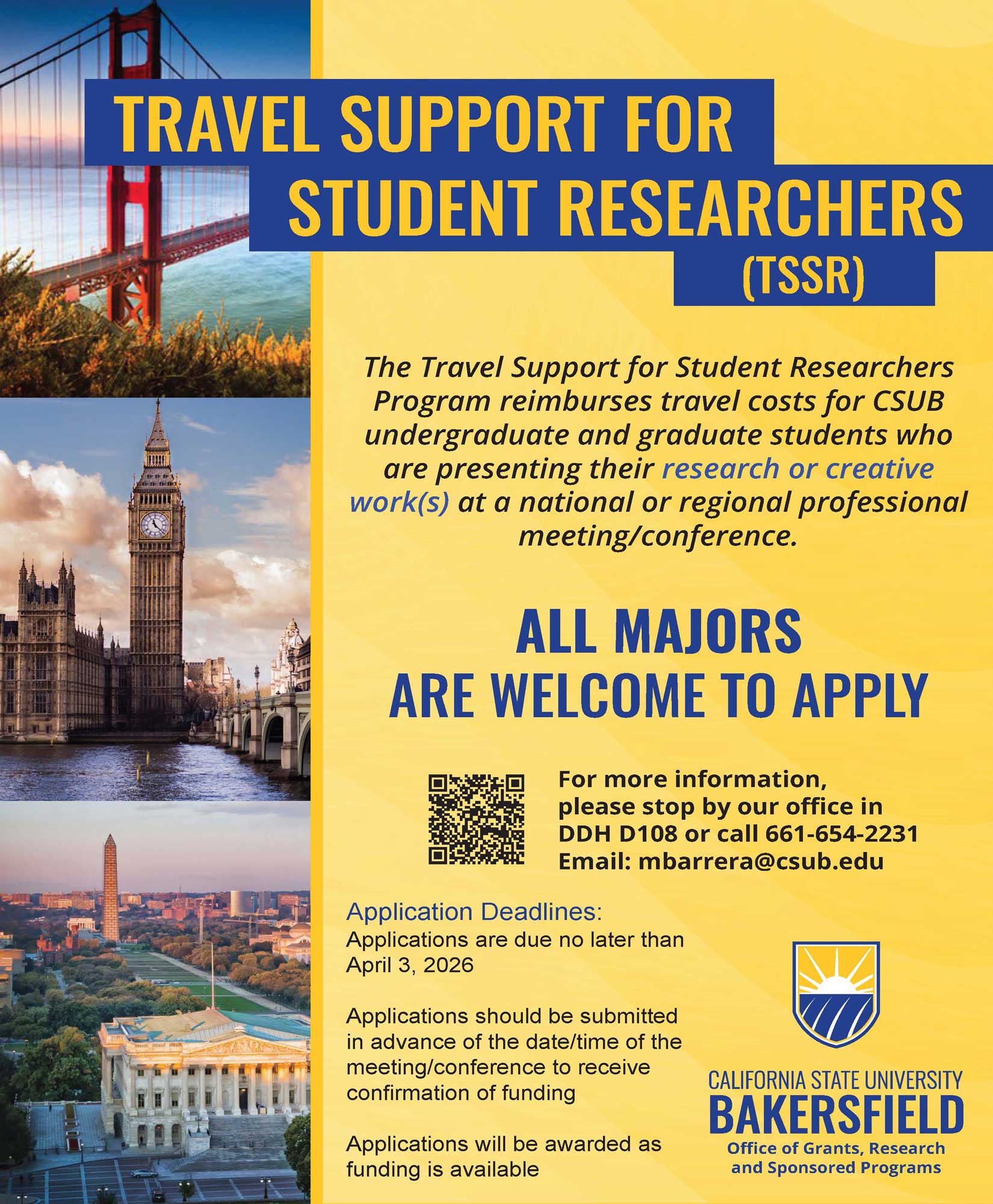 Travel Support Flyer