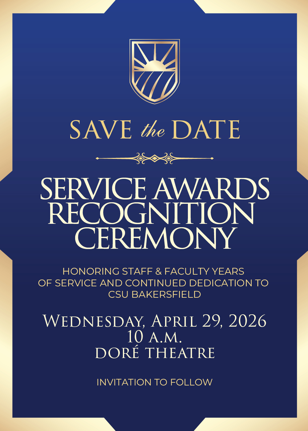 Service Awards Poster