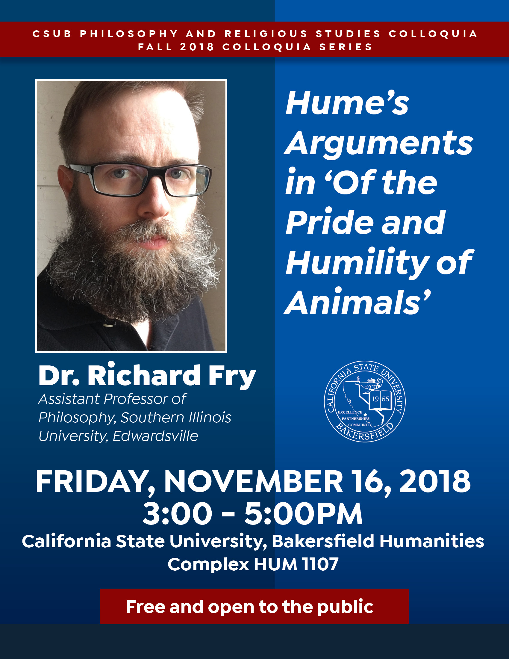 Hume's Arguments flyer