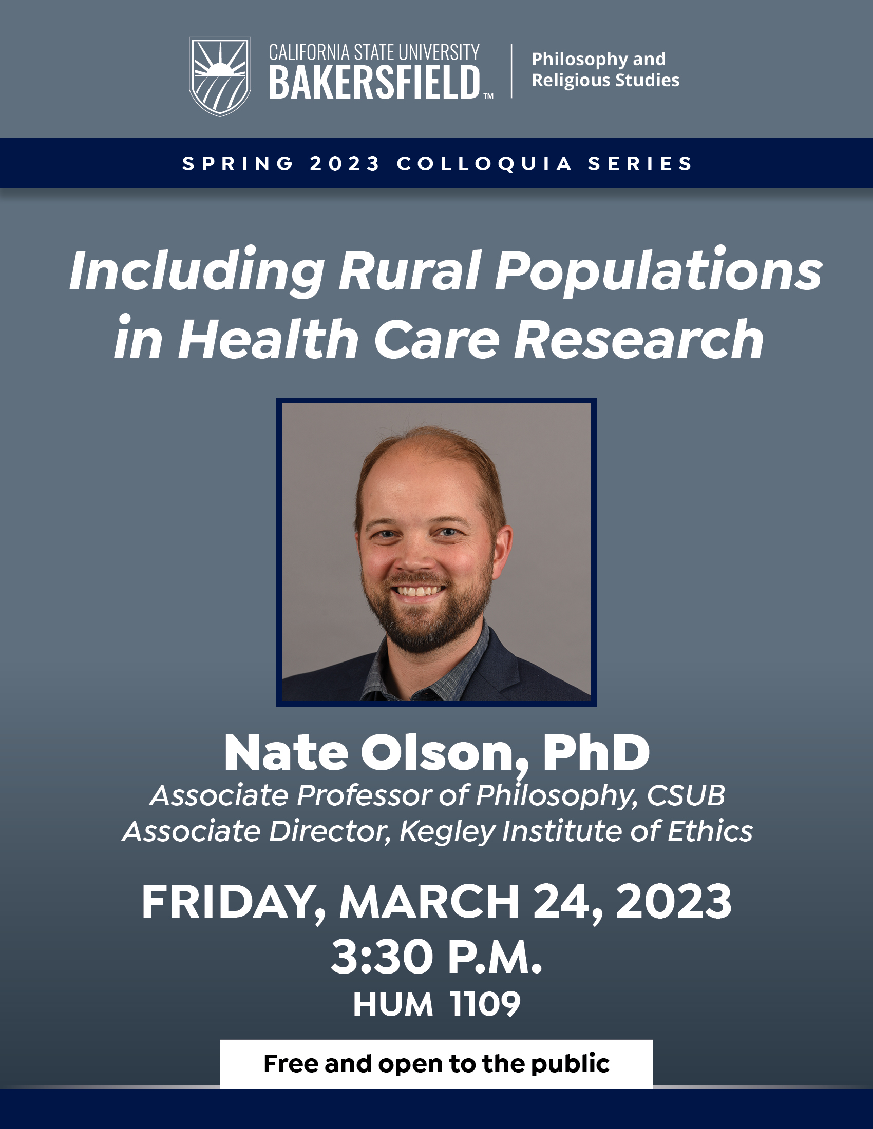 Including Rural Populations in Health Care Research flyer