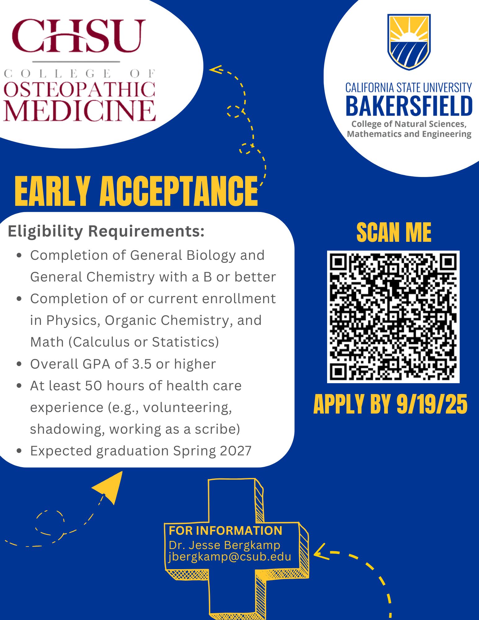 CHSU Early Acceptance