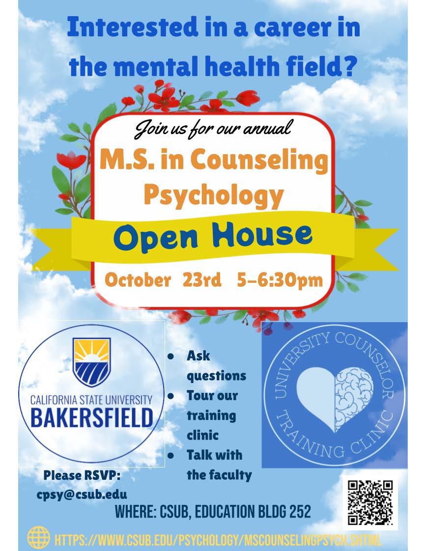 Open House 2026 flyer